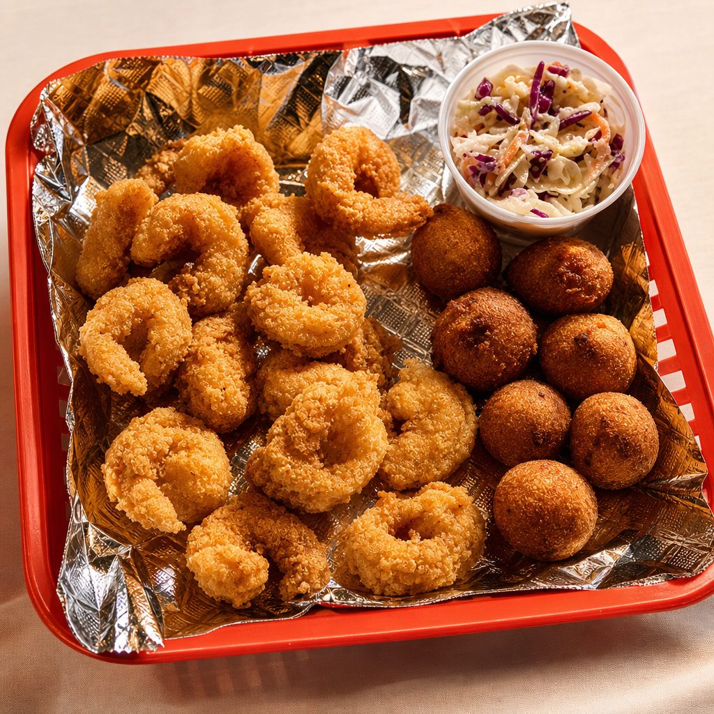 Lobster Shrimp (2 Lobster, 1 Lb Sh, 2 C, 2 P & S).