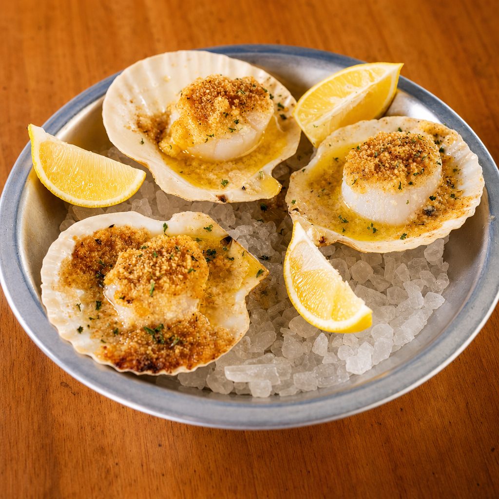 Baked Sea Scallop.