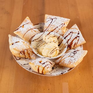 Beignets with Ice Cream